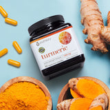 Youtheory Turmeric Extra Strength - 1,000 mg Turmeric Supplement - with 10 mg Black Pepper - Curcumin Joint Support* - Soy, Dairy & Gluten Free - 60 Vegetarian Capsules