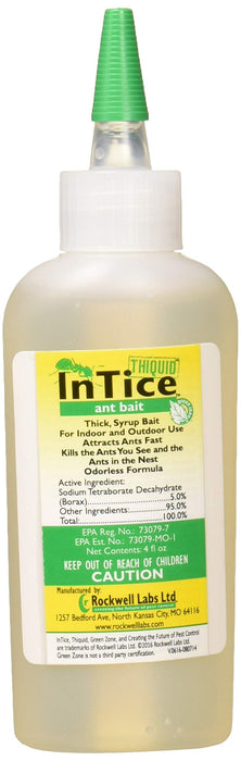 Rockwell Labs ITAB004 InTice Thiquid Ant Bait, 4 Ounce