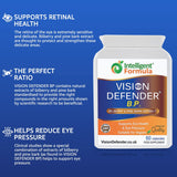 Vision Defender BP Eye Supplement: Bilberry and Pine Bark Extracts for Eye Pressure and Eye Health Support (60 Vegan Capsules)