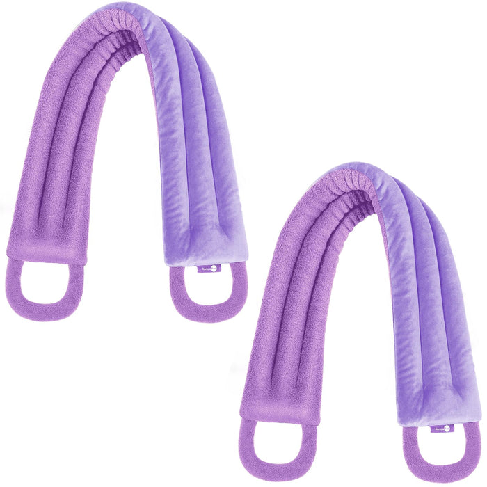 Microwave Heating pad for Neck and Shoulders Back 33 * 5" microwavable Moist Heat Pack Warm hot Compress Neck wrap Weighted Rice Bean Bag Reusable Herbal Nature Calming Portable 2 Pack