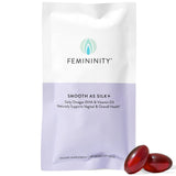 Femininity Smooth as Silk+ 30-Day Refill for Vaginal Dryness (60 Softgels) – Blend of Sea Buckthorn Oil, Vitamin D3 and Plant-Based Omega-3 DHA