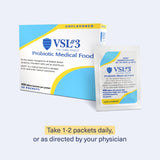 VSL#3 Probiotics for Digestive Health, Probiotic Powder, Medical Food for Gut Health Support in Women & Men, High Potency, Multi-Strain, Live Refrigerated Probiotics, 450 Billion CFUs, 60 Pack