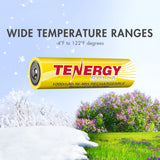 Tenergy Solla Rechargeable NiMH AA Battery, 1000mAh Solar Batteries for Solar Garden Lights, Anti-Leak, Outdoor Durability, 5+ Years Performance, 24 Pack, UL Certified