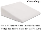 InteVision 400 Thread Count, 100% Egyptian Cotton Pillowcase. Designed to Fit The 7.5" version of The InteVision Foam Wedge Bed Pillow (26" x 25" x 7.5")