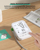 Blood Pressure Monitor for Home Use: AILE Blood Pressure Machine with Large LCD Backlit Screen - Large Comfort Blood Pressure Cuff Arm - 8.7"-16.5" Adjustable - 2 * 99 Records - Easy to Use