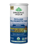 ORGANIC INDIA Psyllium Husk Pre & Probiotic Fiber - Psyllium Husk Powder, Keto, Paleo, Vegan, Gluten Free, Dietary Fiber Power, Psyllium Husk Whole - Original Flavor, 10 Oz Bag