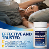 HealthA2Z Sleep Aid | Doxylamine Succinate 25mg | Non Habit-Forming (120 Counts (Pack of 1))