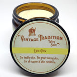 Vintage Tradition Epic Glow Beef Tallow Balm – Glow Boosting Moisturizer with Lavender Oil, Myrrh Oil, Manuka Face Oil, and Fish Oils – Beef Tallow for Skin Care from Head to Toe, 2 fl. oz.