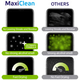 MAXI CLEAN 440 Pack Lens Wipes for Eyeglasses Pre-Moistened, Individually Wrapped Streak-Free Cleaning for Glasses & Laptop Screens, Eye Glass Cleaner Wipe Bulk 5.5 x 4.7 Inch, Sunglasses & Phone Wipe