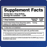 BioMatrix Licorice Root Extract (1200 Drops 2 fl. oz) More Active Ingredient Than Competing Brands (0.87 mg Glycyrrhizin per Drop), Less Doses Needed, Concentrated, Raise Cortisol, Energy