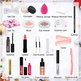 Makeup Advent Calendar 2024 for Teens Girls Christmas Countdown Calendar Makeup Gift Set,Xmas Individual Gift Box Calendar for Women Full Kit