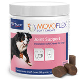 MOVOFLEX Joint Support Supplement for Dogs - Hip and Joint Support - Dog Joint Supplement - Hip and Joint Supplement Dogs - 60 Soft Chews for Large Dogs (by Virbac)