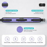 Gait Belt with Handles for Seniors, Transfer Gait Belts for Lifting Elderly, Physical Therapy Sit to Stand Patient Lift Aid Assist Purple