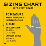FUTURO Compression Stabilizing Wrist Brace, Left Hand, L/XL