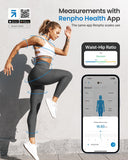 RENPHO Smart Tape Measure, Bluetooth Digital Measuring Tape with Lock Hook & Retractable Function, Accurate Body Fat Measurement Device for Weight Loss, Muscle Gain, Fitness Bodybuilding, 60in /150cm