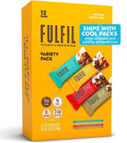 FULFIL Protein Snack Bars, Best Sellers Variety Pack, 15g Protein, Pantry Staples, 12 Count