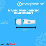 IntimateNeed Personal Hitachi Magic Wand Micro Massager Original 2023 Model HV-60 with Free Active Pleasure Personal Accessory