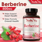 HealthyWay Berberine 500mg 180 Capsules