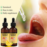 2PCS Banana Liquid Drops, Banana Drops, Banana Drops Natural Banana Extract, Banana Drops Advanced Formula, Banana Drops Liquid Banana 60ml/Bottle