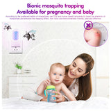 Flying Insect Trap 20PCS Glue Boards - Mosquito Killer Indoor - Gnat, Moth, Fruit Flies, Fly Traps - Attractant Catcher with UV LED Light and Plug in - Bug Zapper for Indoors, Home, Office - 2 PCS