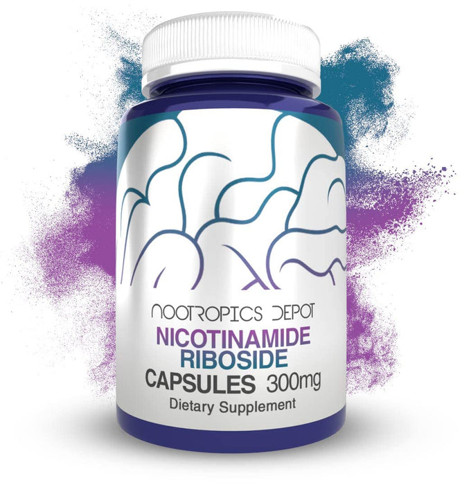 Nootropics Depot Nicotinamide Riboside Capsules | 300mg | NAD+ Precursor | 30 Count | Promotes NAD+ Levels | Cellular Energy