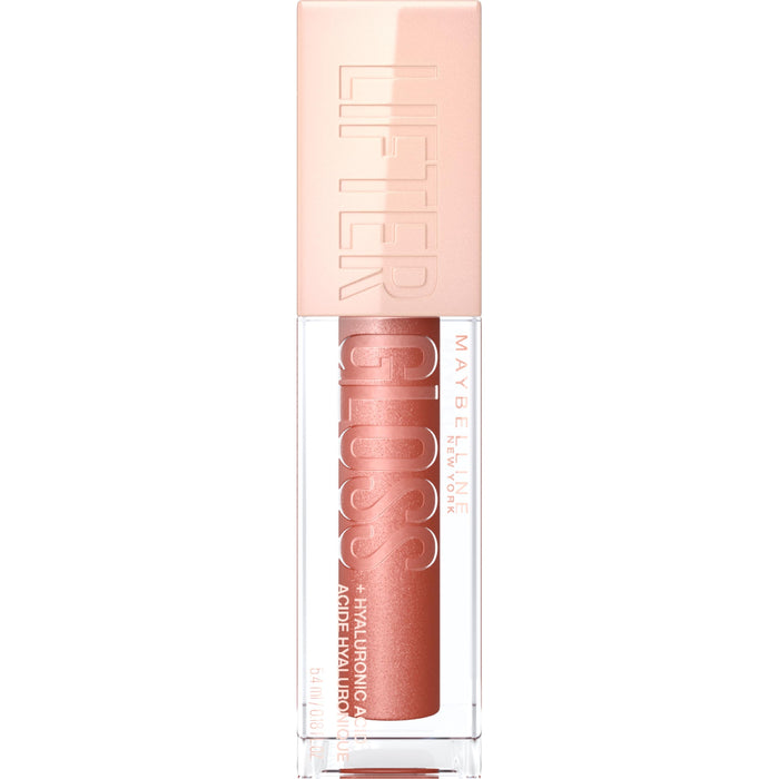 MAYBELLINE New York Lifter Gloss, Plumping & Hydrating Lip Gloss with Hyaluronic Acid, 5.4 ml, Shade: 009, Topaz