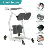 ELENKER Stand Assist Lift - Sit to Stand Lift Patient Transport Unit for Elderly - Patient Lift for Home Care Use- 400 Pound Weight Capacity