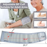 Alcarefam XXXL Blood Pressure Cuff, 9”-26” (22-66CM) Extra Large Cuff Compatible with Omron BP Monitor, Replacement XXX-Large Cuff for Adult Big ARM, with 6 Connectors