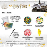 Wizarding World HARRY POTTER 24 Days of Surprises, Includes 12 Color-Changing Hot Chocolate Mixes, 4 Topping Varieties & Stir Wand Officially Licensed, Advent Calendar 2024