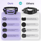 HayaYoffi Gait Belts Transfer Belt for Seniors with Padding Handles, Gate Belt for Elderly Lift Belts with Quick Release Buckle Anti-Slip Function Transfer Belt for Handicap, Physical Therapy (Purple)