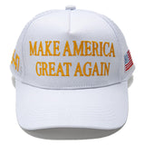 ZKSHDIW Trump 2024 45-47 Hat MAGA Hat Trump Merchandise Make America Great Again Slogan with USA Flag Adjustable Baseball Cap Mesh-Back Cap