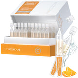 THESKCARE Vitamin C Face Serum with Hyaluronic Acid,Glutathione,Vitamin E & Niacinamide, Anti Aging Facial Serum for Wrinkles & Dark Spots,Hydrating & Glowing,30 Ampoules