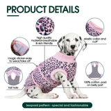 Kuoser Dog Surgery Recovery Suit, Recovery Suit for Female Male Dogs, Dog Onesie After Surgery Spay Neuter, Anti-Licking Pet Surgical Recovery Snugly Suit, Bodysuit for Abdominal Wounds Skin Disease