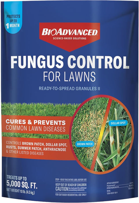 BioAdvanced Fungus Control for Lawns, Granules, 10 lb, Fungicide for Lawns