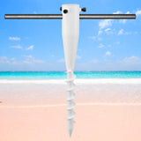 DAKEPOLE Beach Umbrella Sand Anchor,Heavy Duty Metal No Dig Beach Sand Ground Umbrella Anchor Stake,Windproof Strong Umbrella Screw Holder Stand for Umbrellas,Poles, Christmas Tree Stand Holder