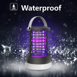 Bug Zapper Outdoor Bug Repellent Rechargeable Camping Lamp Waterproof Mosquito Killer Fly Trap Mosquito Repellent Portable Bug Zapper for Outdoor, Patio, Camping Accessories, Camping Gear Must Haves