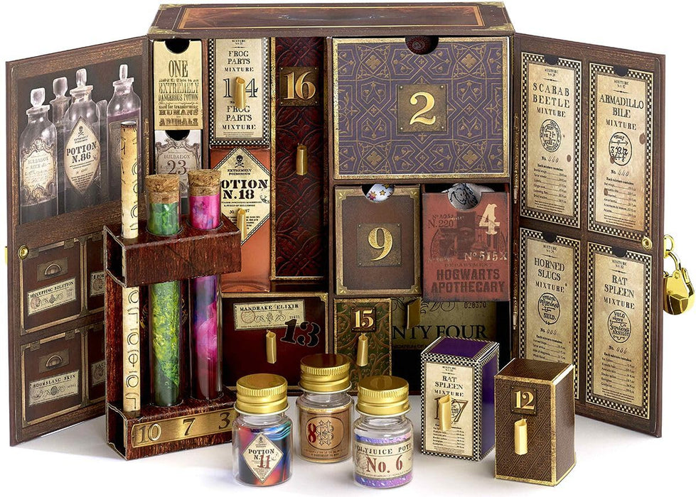 The Carat Shop - Official Harry Potter Potions Advent Calendar - 24 Jewellery & Accessory Gifts - Harry Poter Gifts - Harry Potter Merchandise