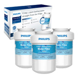 Philips AWP960 NSF/ANSI Certified Refrigerator Water Filter Replacement for GE® Smart Water MWF, MWFINT, MWFP, MWFA, GWF, HDX FMG-1, GSE25GSHECSS, WFC1201, RWF1060, 197D6321P006, Pack of 3