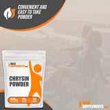 BulkSupplements.com Chrysin Powder - 5,7-Dihydroxyflavone, Chrysin Supplement, Chrysin 500mg - Antioxidants Supplement, Gluten Free, 500mg per Serving, 50 Servings, 25g (0.88 oz)