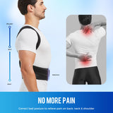 YOII Back Brace Posture Corrector for Men and Women, Fully Upper Back Support for Back,Neck,Shoulder,Lower Back Pain Relief