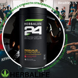 HERBALIFE24 Rebuild Strength: Strawberry Shortcake (1000 G), Nutrition for The 24-Hour Athlete, Rebuild Lean Muscle, Support Immune Function, Natural Flavor, No Artificial Sweetener