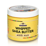 AKWAABA Whipped Shea Butter (White Rose) | 12 oz | Nourishing, Moisturizing & Hydrating | For All Skin Types