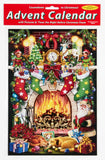 Christmas Fireplace Advent Calendar (Countdown to Christmas) by Vermont Christmas Company with "Twas the Night Before Christmas" Verse