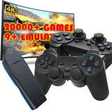 Youngwants Retro Game Console with 20000 Games,Plug & Play Video Game Console 9 Emulators Classic Games,4K HDMI Output for TV,Dual Controllers for Kids Boys & Girls 64G