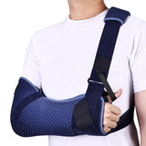 Willcom Arm Sling for Shoulder Injury with Waist Strap - Immobilizer Brace Support for Sleeping, Rotator Cuff Surgery (Comfort Version, Right, Large, 40-51 inch)