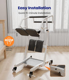 VOCIC Sit to Stand Lift, Patient Transport Unit with Wheels, Stand Assist Lift for Elderly, for Muscle Building & Fall Prevention, Standing Transfer Device for Home Care Use, AY03