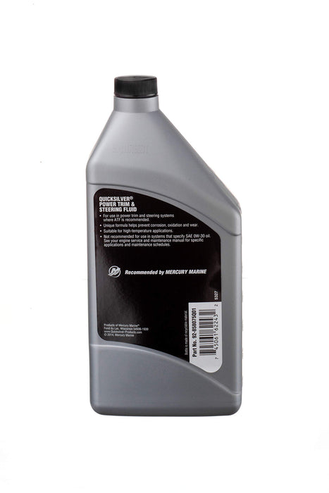 Quicksilver 858075Q01 Power Trim and Steering Fluid, 32 oz