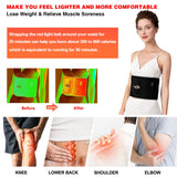 USUIE Red Light Therapy Belt, Infrared Light Therapy Wrap Red Light Therapy Device for Body with Timer for Back Shoulder Waist Muscle Pain Relief for Gift Women Men Gift