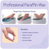 Therabath Paraffin Wax Refill - Thermotherapy - For Hands, Feet, Body - Deeply Hydrates - Made in USA, 6 lb. Clean