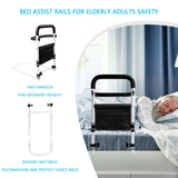 Svnntaa Bed Rails for Elderly Adults Safety Bed Assist Rail for Seniors with Storage Bag Fits King Queen Full Twin Bed